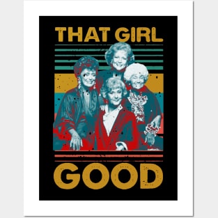 THAT GIRL GOOD RETRO Posters and Art